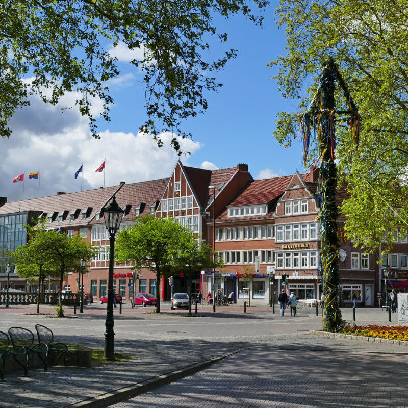 Einblick in die Stadt Emden